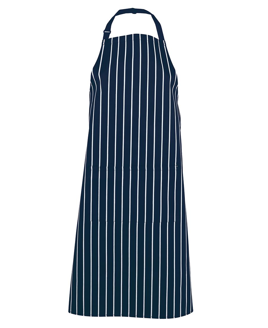 JB's BIB STRIPED APRON NAVY/WHITE - CAFEWEAR NZ