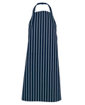 JB's BIB STRIPED APRON NAVY/WHITE