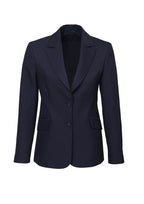 Cool Stretch Womens Longline Jacket - Navy back