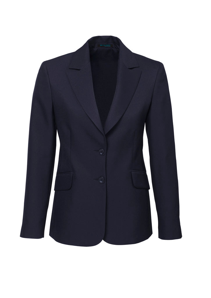 Cool Stretch Womens Longline Jacket - Navy back