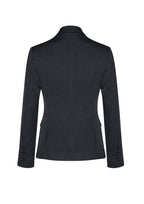 Cool Stretch Womens 2 Button Mid Length Jacket - Charcoal back