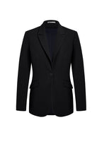 Siena Womens Longline Jacket - Black back