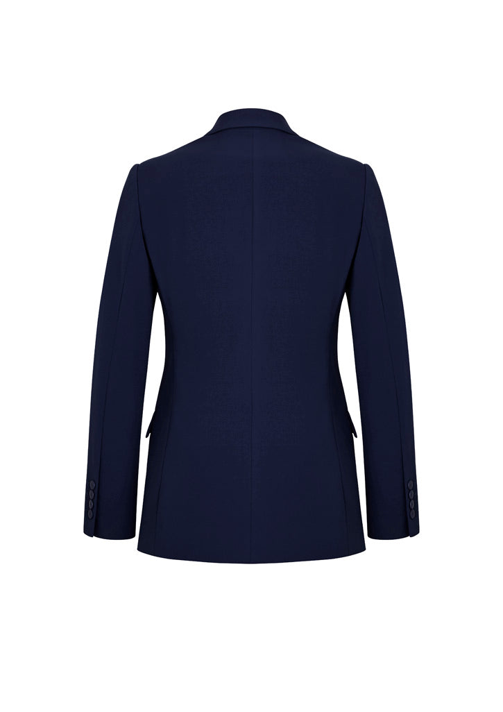 Siena Womens Longline Jacket - Marine back
