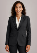 Siena Womens Longline Jacket - Black