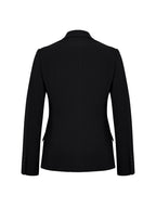 Siena Womens Mid Length Jacket - Black back