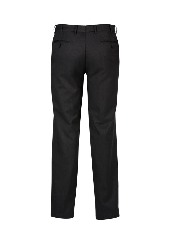 Cool Stretch Mens Flat Front Pant (Regular) - Black back