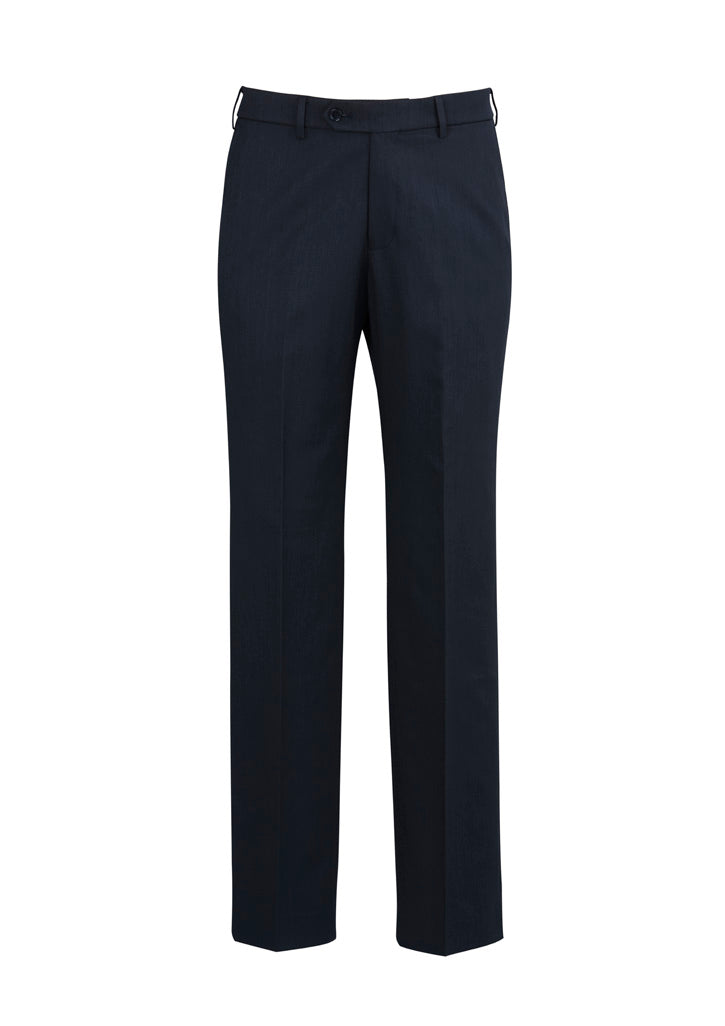 Cool Stretch Mens Flat Front Pant (Stout) - Navy back