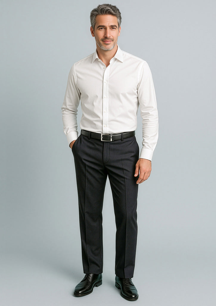 Cool Stretch Mens Adjustable Waist Pant (Regular) - Black