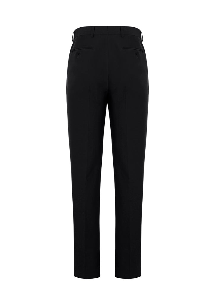 Siena Mens Slim Fit Flat Front Pant (Regular) - Black back