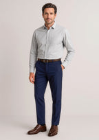 Siena Mens Slim Fit Flat Front Pant (Stout)