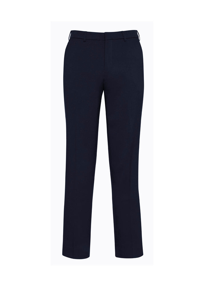 Comfort Wool Stretch Mens Slimline Pant - Navy back