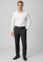 Comfort Wool Stretch Mens Adjustable Waist Pant - Black