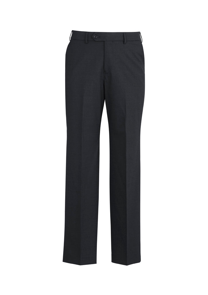 Comfort Wool Stretch Mens Adjustable Waist Pant - Charcoal