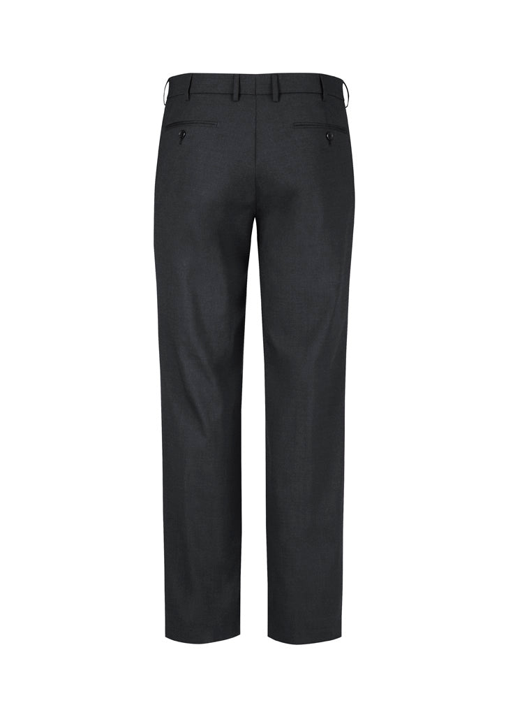 Comfort Wool Stretch Mens Adjustable Waist Pant - Charcoal back