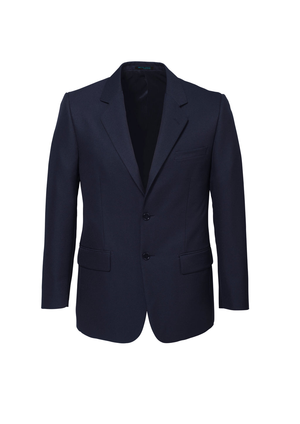 Cool Stretch Mens 2 Button Classic Jacket - Navy back