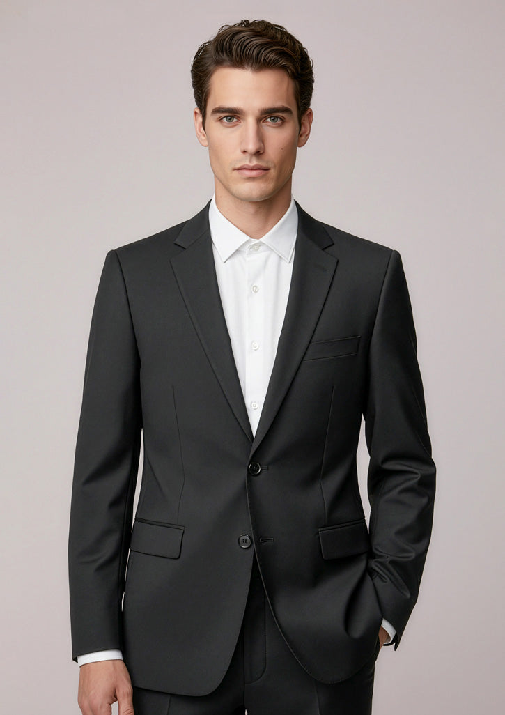 Siena Mens 2 Button Jacket - Black