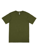 Basis Mens Short Sleeve Tee - Army back