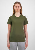 Basis Womens Short Sleeve Tee - Army