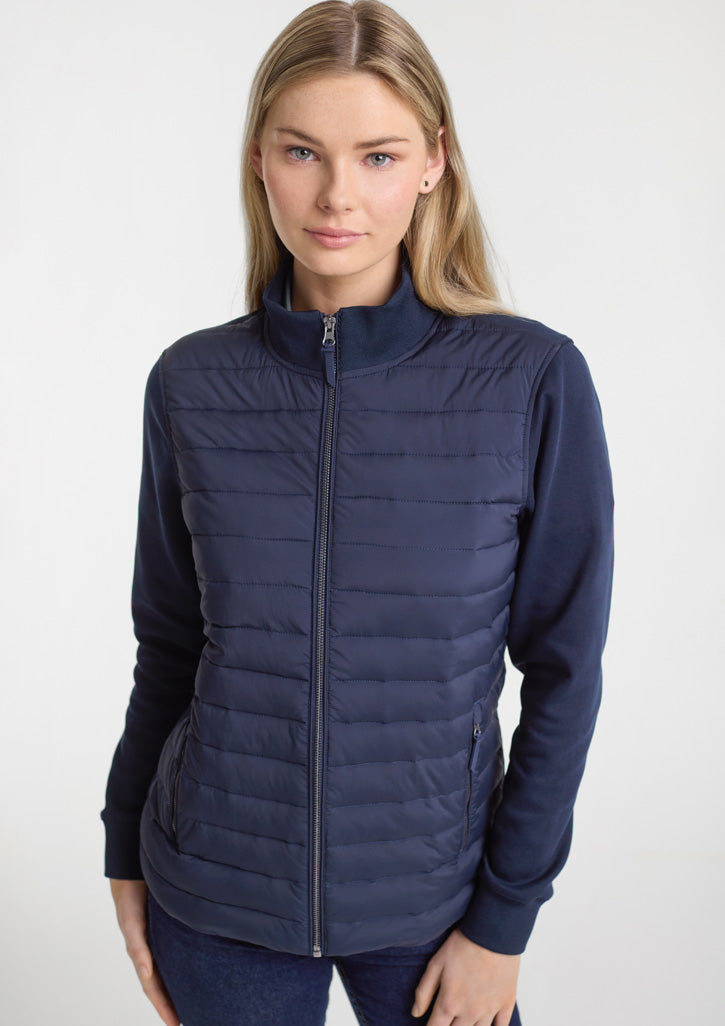 Womens Tailor Jacket - CAFEWEAR NZ - Navy / XS