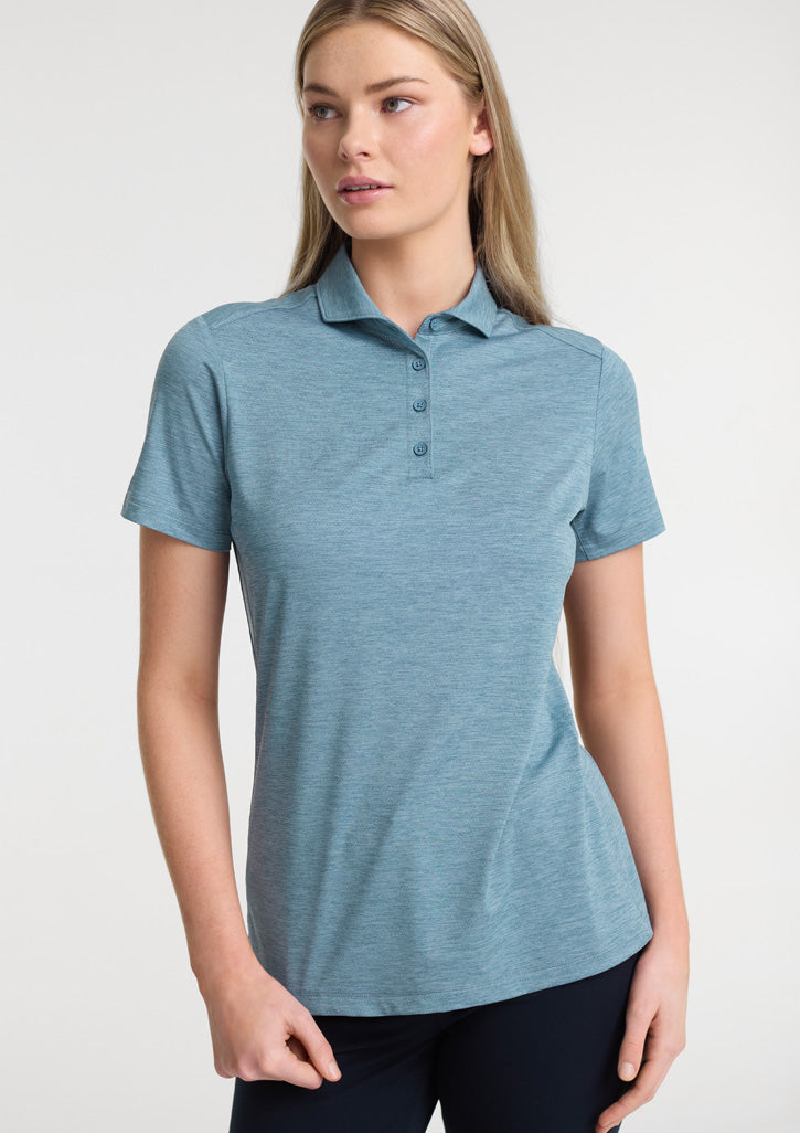 Womens Phoenix Short Sleeve Polo - Ocean Marle