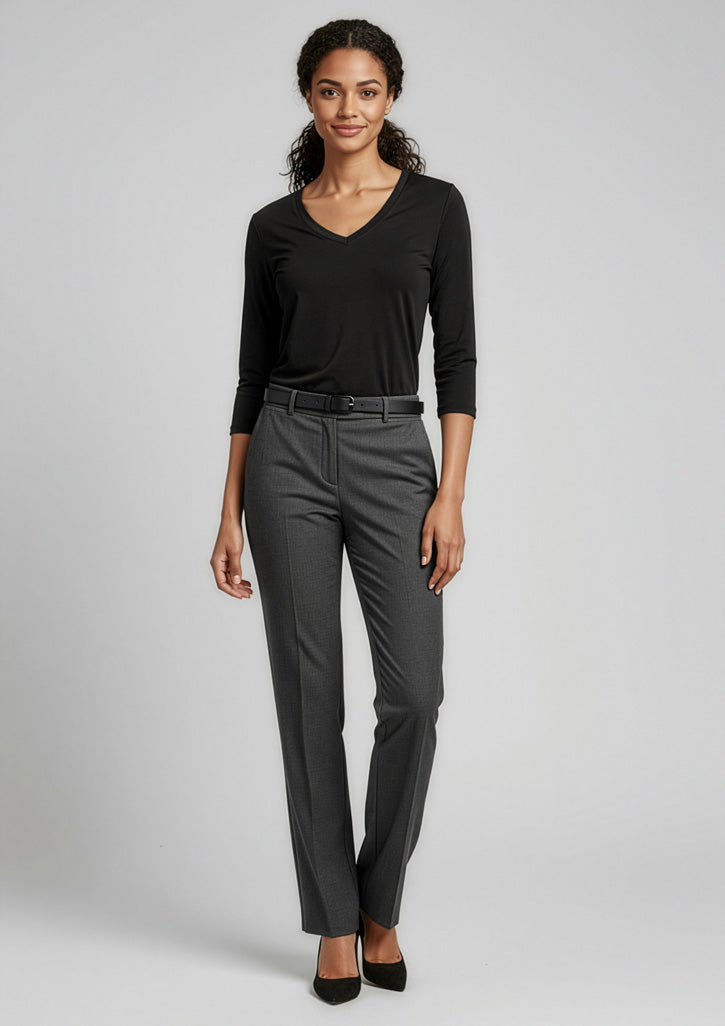 Womens Classic Pant - CAFEWEAR NZ - Charcoal Marle / 6