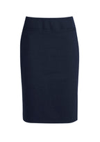 Womens Classic Below Knee Skirt - Navy