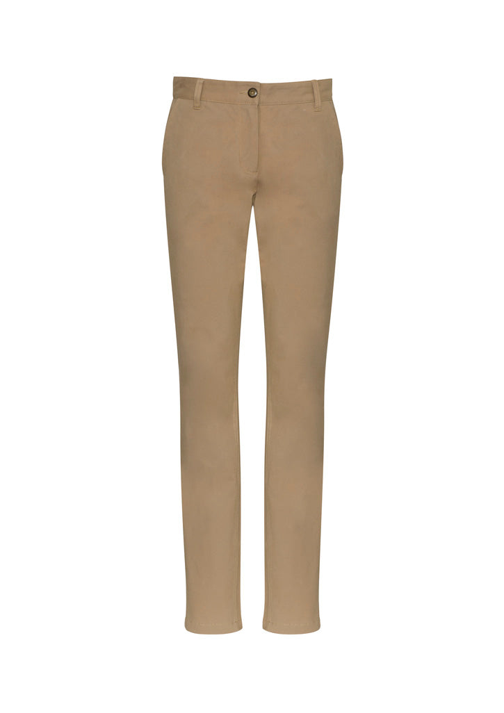 Womens Lawson Chino Pant - CAFEWEAR NZ - Dark Stone / 6