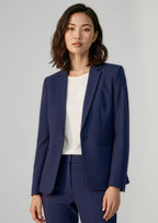 Womens Bianca Jacket - CAFEWEAR NZ - Navy / 4