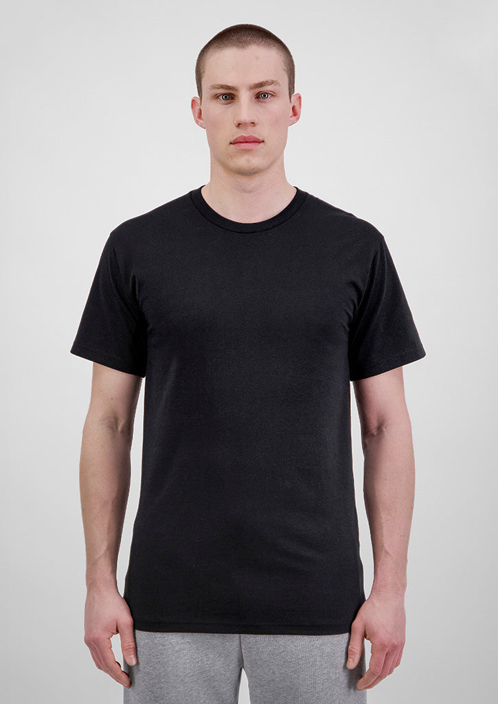 Basis Mens Short Sleeve Tee - Black