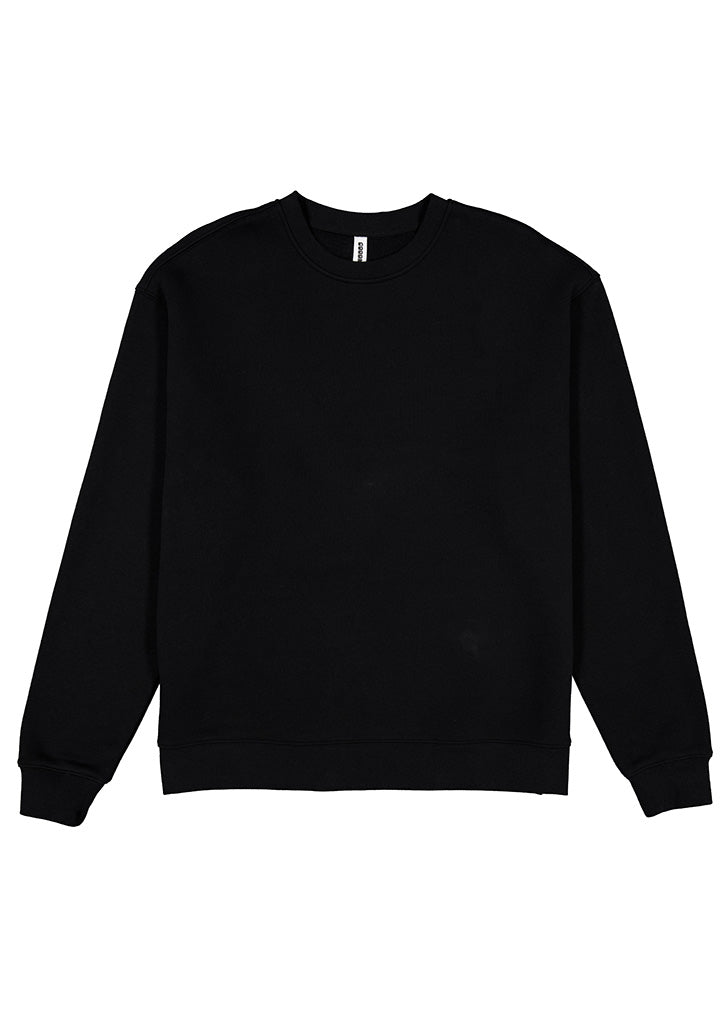 Everyday Mens Crew Sweatshirt - Black back