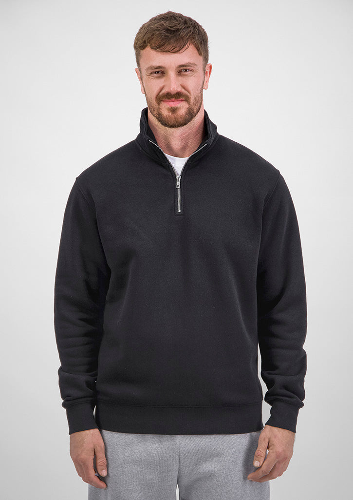Everyday Mens 1/4 Zip - Black