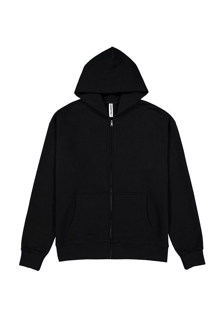 Everyday Mens Zip Hoodie - Black back