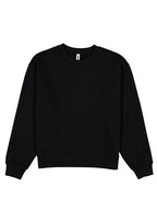 Everyday Womens Crew Sweatshirt - Black back