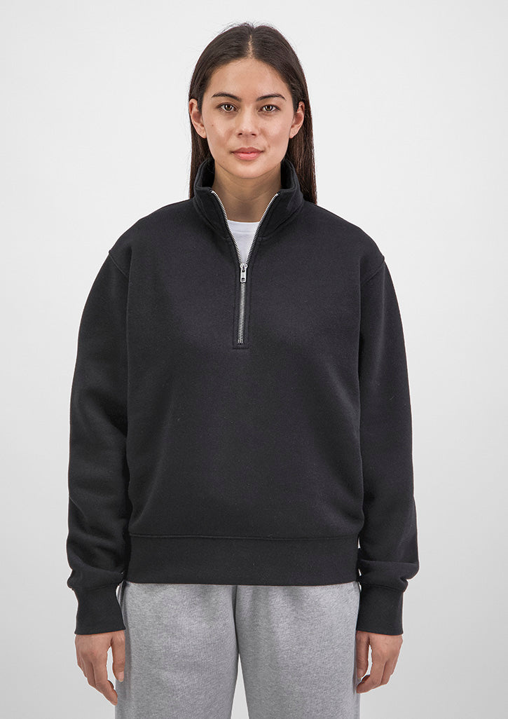 Everyday Womens 1/4 Zip - Black