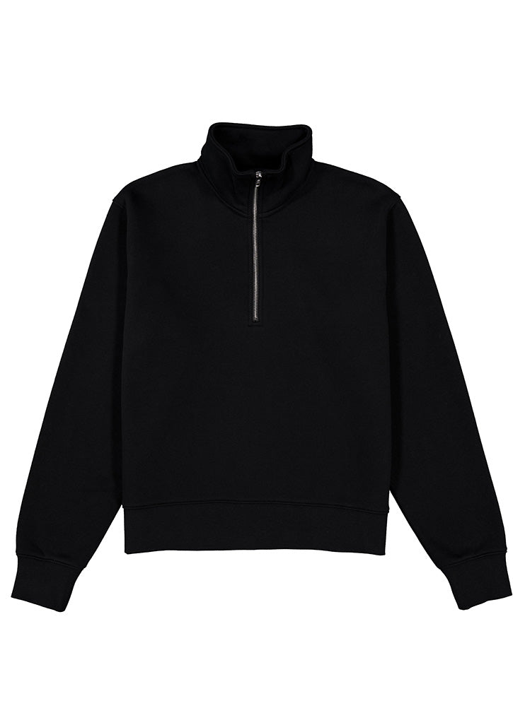 Everyday Womens 1/4 Zip - Black back