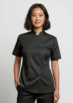 Womens Zest Short Sleeve Chef Jacket