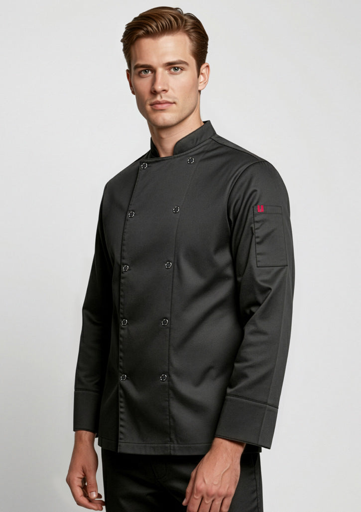 Mens Zest Long Sleeve Chef Jacket
