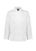 Mens Zest Long Sleeve Jacket - White