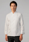 Mens Alfresco Long Sleeve Chef Jacket - White