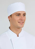 Mesh Flat Top Hat - White