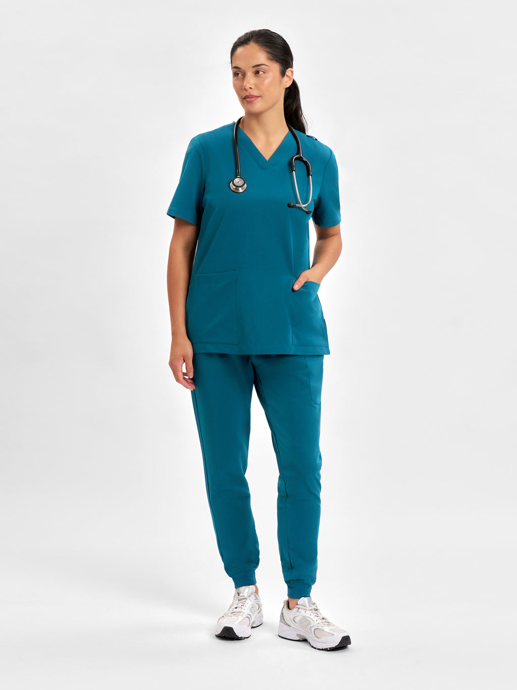 Pulse Womens Jogger Scrub Pant - Caribbean Blue