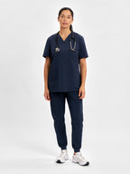 Pulse Womens Jogger Scrub Pant - Midnight Navy