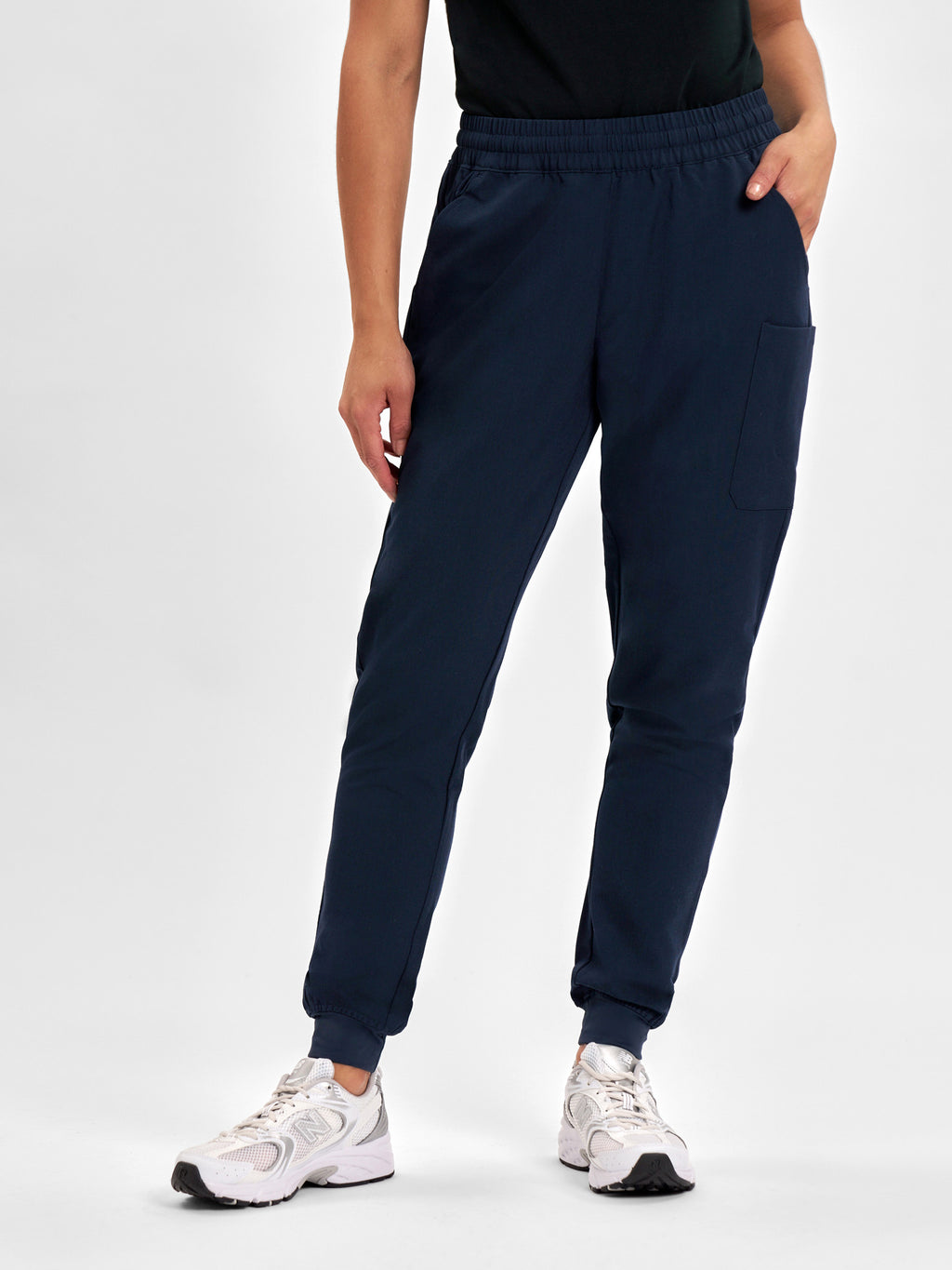 Pulse Womens Jogger Scrub Pant - Midnight Navy back