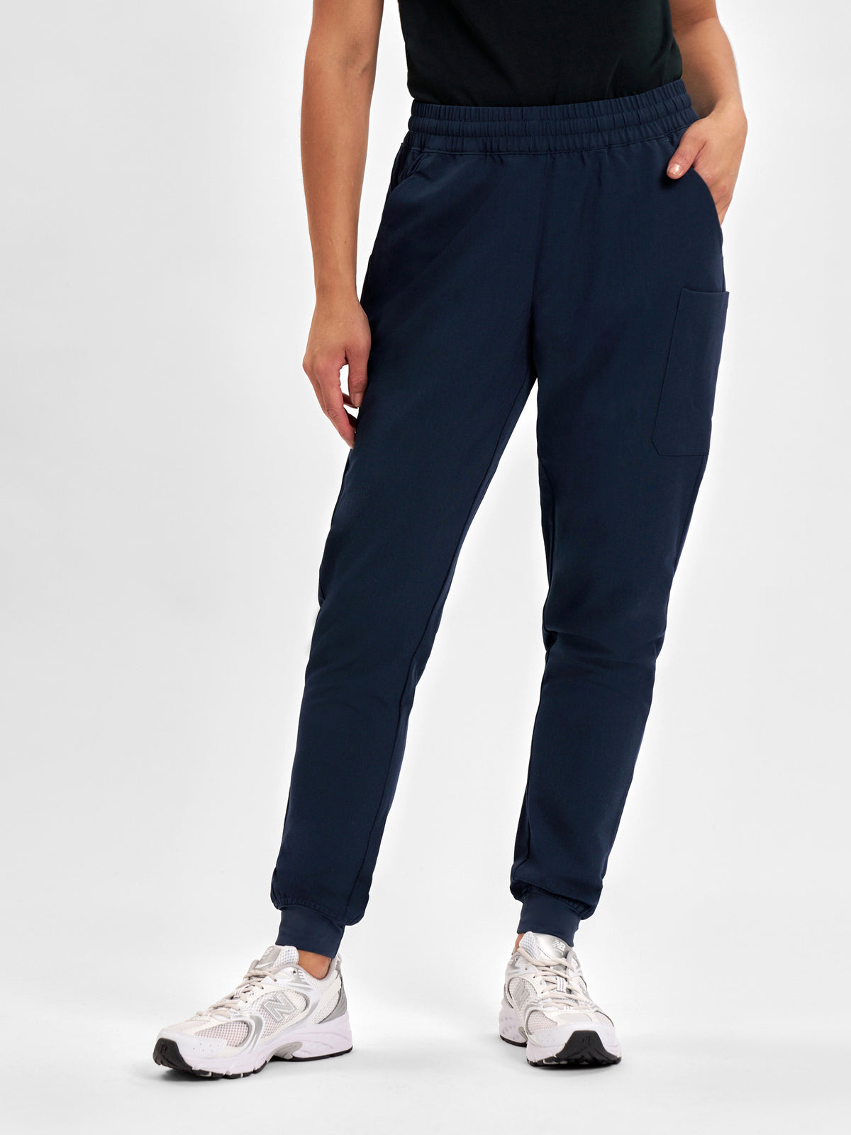 Pulse Womens Jogger Scrub Pant - Midnight Navy back
