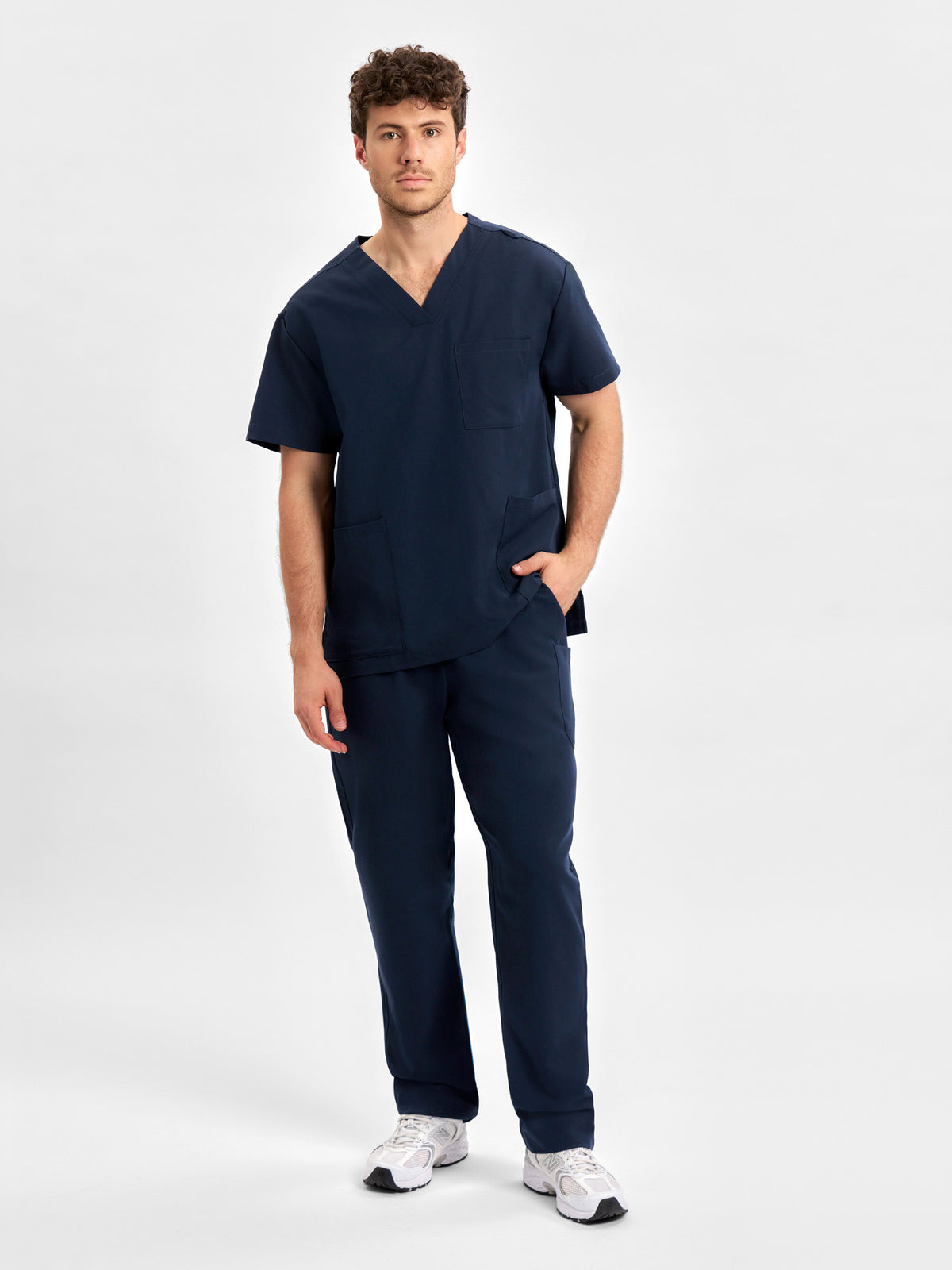 Pulse Unisex Straight Leg Scrub Pant - Midnight Navy