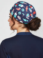 Printed Unisex Scrub Cap - Sugar Land back