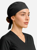 Reversible Unisex Scrub Cap - Black