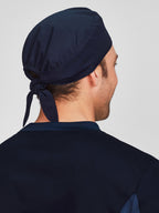 Reversible Unisex Scrub Cap - Midnight Navy back