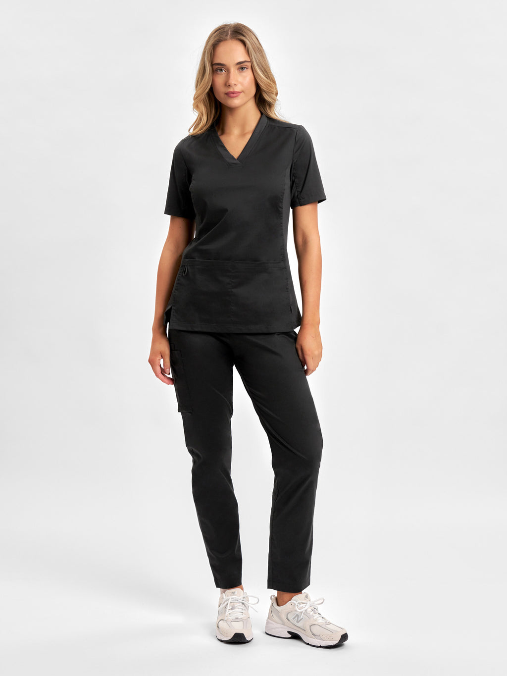 Riley Womens Straight Leg Scrub Pant - Black