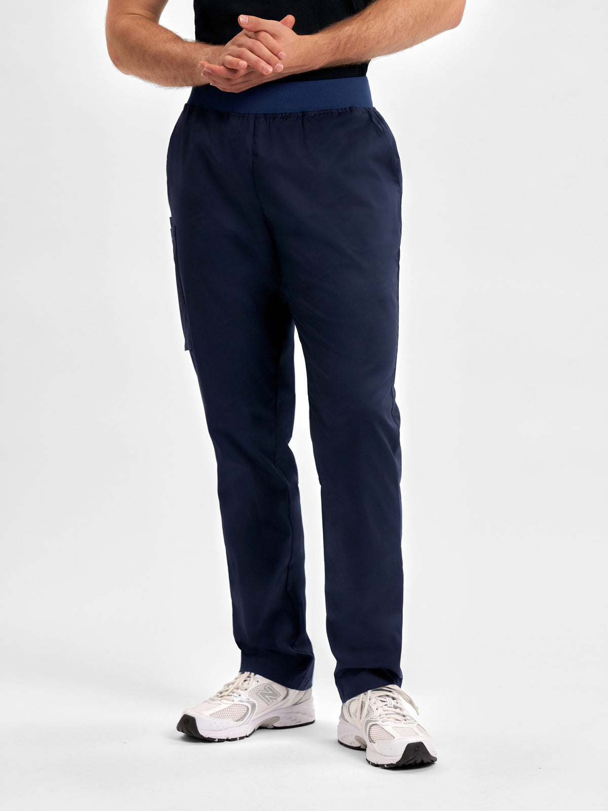Riley Mens Straight Leg Scrub Pant - Midnight Navy back